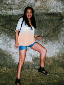 Israel J. Espino en la cueva de Hércules  (Toledo=